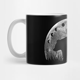 Bear And Moon Phases On Moon Mug